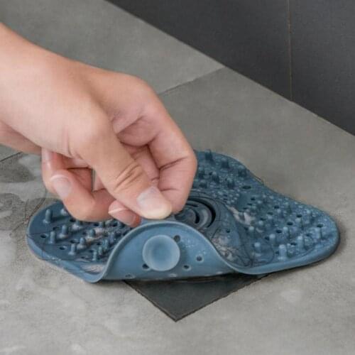 Anti-Block Floor Drain Silicone Sucker Sewer Outfall Strainer Sink Filter