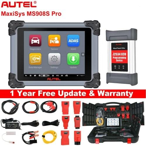 Autel Maxisys MS908S Pro MS908SP Automotive Diagnostic Scanner with ECU Coding and J2534 Programming Upgraded Version of MS908P