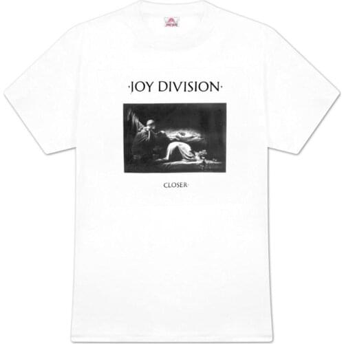 Brand T-Shirt Men Fashion Round Neck Joy Division Closer T-Shirtsummer T-Shirt