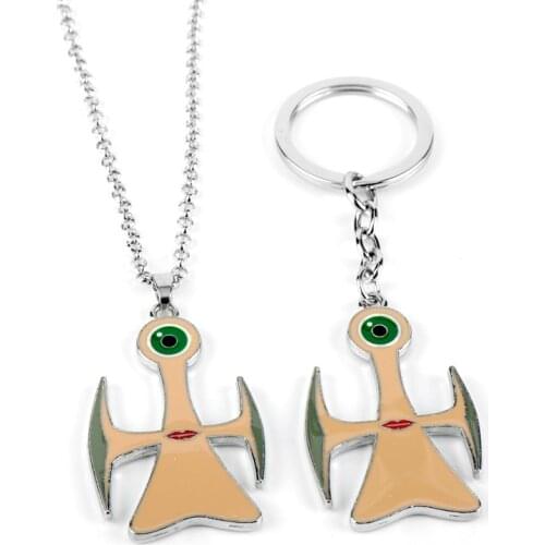 1 PC Anime Kiseiju Parasyte Migi Statement Necklace Pendant Metal Keyring Key Chains For Men Women Gifts Cosplay