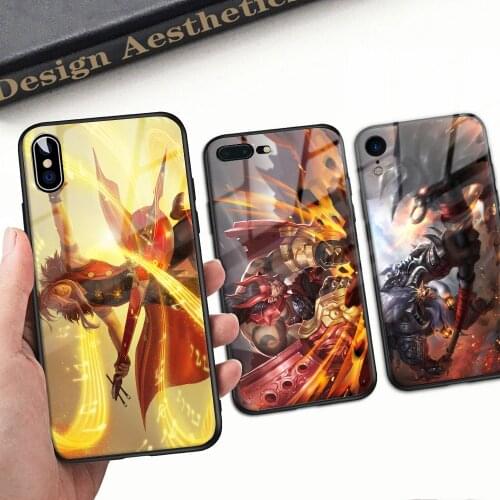 IPhone Case For iPhone 6 6s 7 8 Plus X XR XS 11 12 mini Pro Max Tempered Glass Phone Case Back Cover