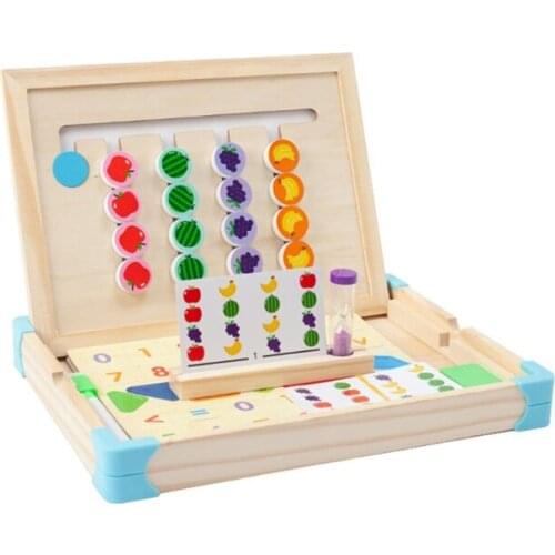 425F Children Interest Wooden Study Box Appliance Educational Set Toys Table Games
