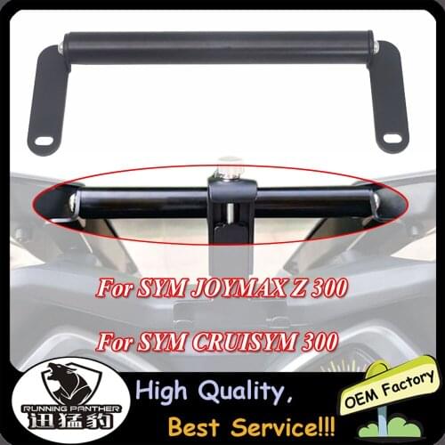 Motorcycle Stand Holder Phone Mobile Phone GPS Navigation Plate Bracket For SMY JOYMAX Z 300 CRUISYM 300 2017 2018 2019
