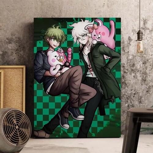 Home Japanese Popular Anime Danganronpa Decor Prints Painting Pictures Wall Art Modular Modern Canvas Poster Bedside Background