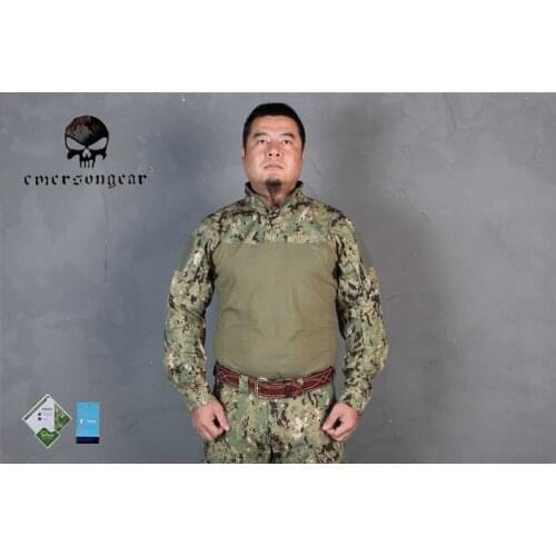 Emersongear Combat Assault Shirt Airsoft Tactical bdu Shirt AOR2 EM9316A2