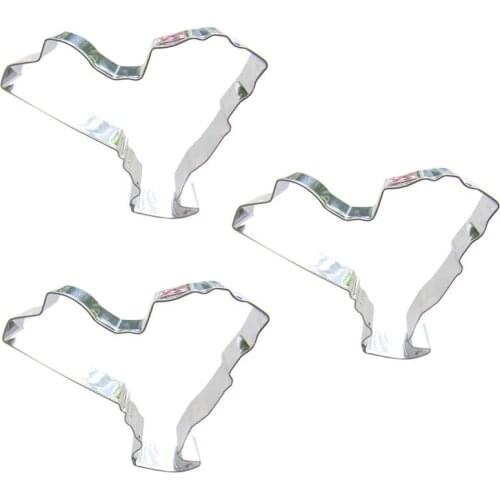 New York shape 3 piece biscuit cutting molds, baking tools, cake decorating soft candy tools