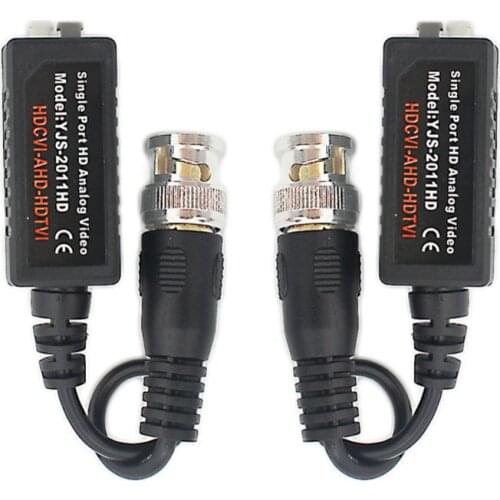 AHD CVI TVI CVBS Video Balun support 720P 1080P camera CCTV Passive BNC Video Balun to UTP Transceiver Connector