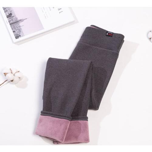 Leggings Women Cotton Free Shipping Push Up High Waist Winter Plus Velvet Thickening Solid Color Warm Leggings Women Plus Size