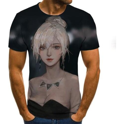 Cartoon Anime 3D T-shirt for men Printed 3d Short-sleeved t shirts fashion casual high-quality t shirt Oversized T-shirt unisex