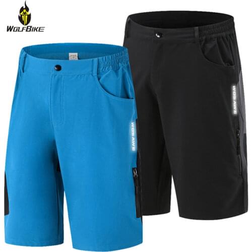 WOSAWE MTB Bike Shorts Breathable Water Rain Resistant Summer Outdoor Sports Bicycle Underpants Downhill Cycling Middle Pants