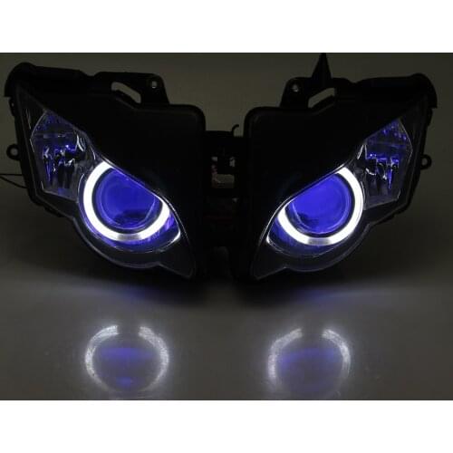 Motorcycle Custom Headlamp Assembled HID Bi-Xenon Projector Headlight Assembly For Honda CBR1000RR CBR 1000 RR 2008-2011