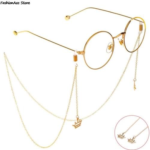 Eye Glasses Sunglasses Spectacles Eyewear Chain Holder Cord Lanyard Necklace Glasses Chain Eyewears Cord Holder Neck Strap Rope