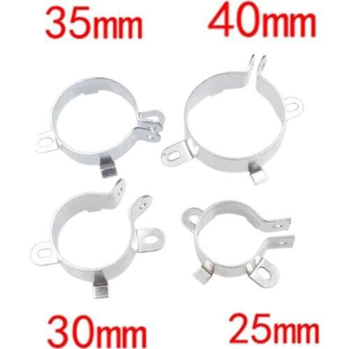 Durable Capacitor Bracket Clamp Holder Clap 25mm 30mm 35mm 40mm Mounting Clip Tinning Surface Treatment BU0616-BU0619