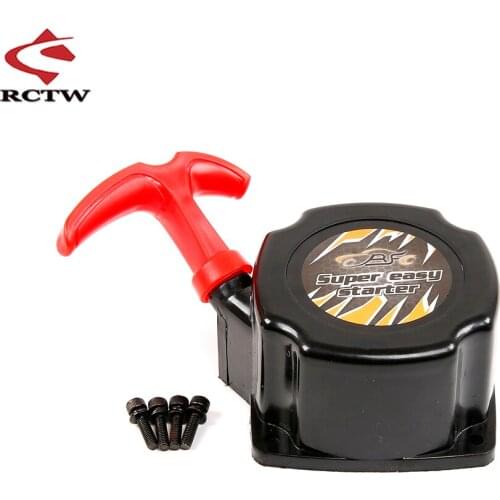 45cc Motor Parts 45cc Engine Pull Starter Set for 1/5 HPI ROVAN KM BAJA LOSI 5IVE T ROFUN BAHA Truck RC CAR toys PARTS
