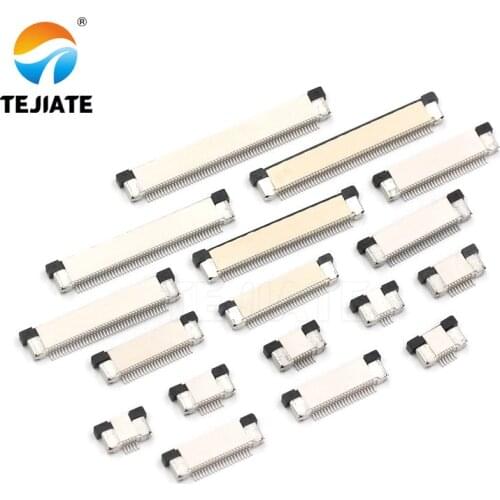 10PCS FFC/FPC Connector Flat Cable Socket 0.5MM Adapter 4/5/6/7/8/9/10/12/14/15/16/18P Up Drawer Type Plug Kit