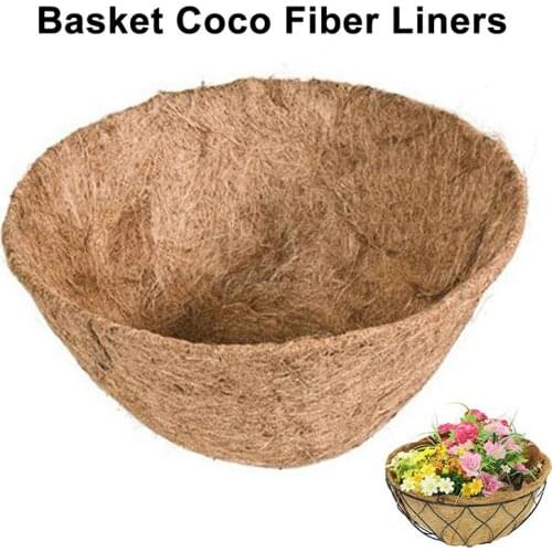 Fiber Replacement Liner For Plastic Flower Pots Orchid Flower Pots Balcony Planting Coconut Palm Wall Hanging Flower Pot #2