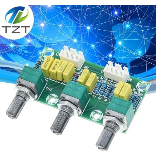 XH-M802 Passive Tone Board Amplifier Preamp Power Module Low High Sound Adjustment Electonic Diy Electronic PCB Board