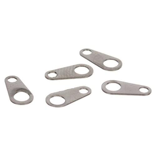 100pcs/lot 8*4mm stainless steel Connector Metal Alloy Pendant For DIY bracelet Jewelry Making gv5ss