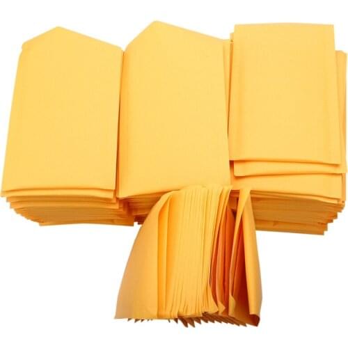 100 Pc/Lot Thickened Kraft Paper Bubble Envelopes Bags Mailers Padded Envelope with Bubble Mailing Bag Business Supplies 12X18Cm