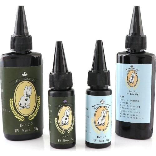 25g/65g A+Quality Cute UV Resin Ultraviolet Curing Resin Solar Cure Resin Sunlight Activated Glue Jewelry DIY Resin Epoxy