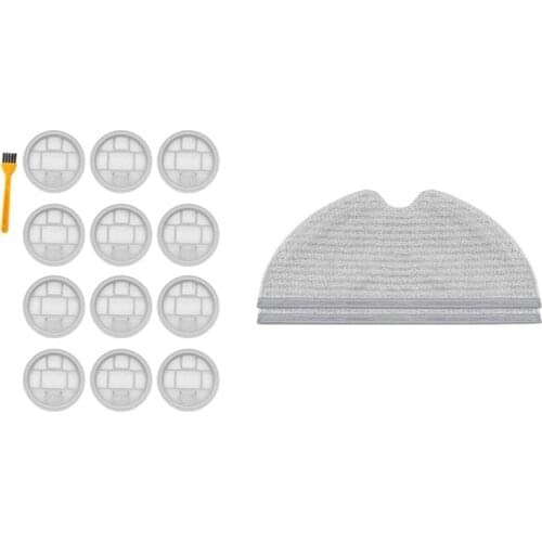 2x Mop Cloth Cleaning Tool for Xiaomi Mijia 1C STYTJ01ZHM & 13Pcs for Xiaomi Deerma VC20 VC21 VC20S Washable Hepa Filter