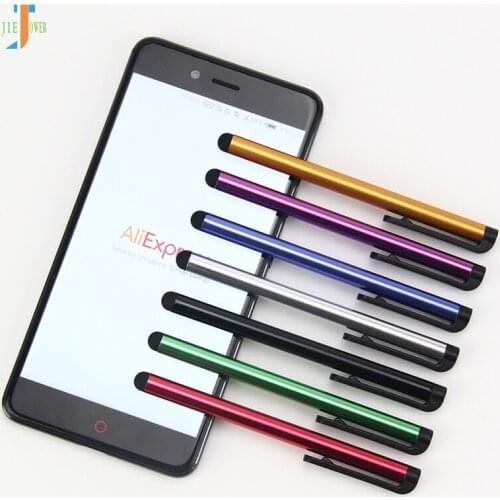 5000pcs/lot High-texture Aluminum Alloy Capacitive Stylus Touch Pen for IPhone Samsung IPad Tablet PC Mobile Phone Wholesale