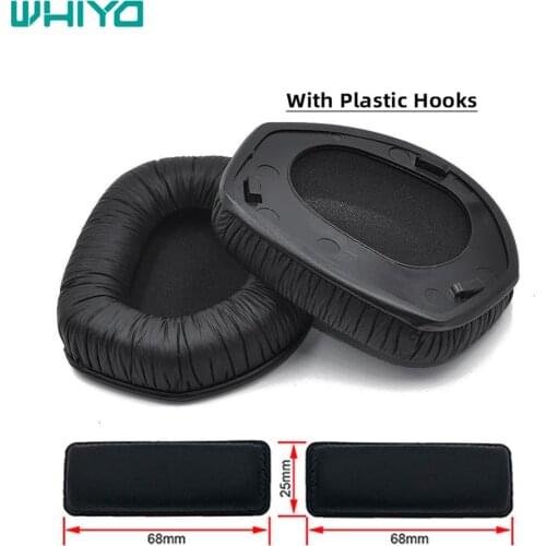 Whiyo Velvet Replacement EarPads for Sennheiser RS165 RS175 RS185 RS195 HDR165 HDR175 HDR185 HDR195 Cushion Cover Earpads