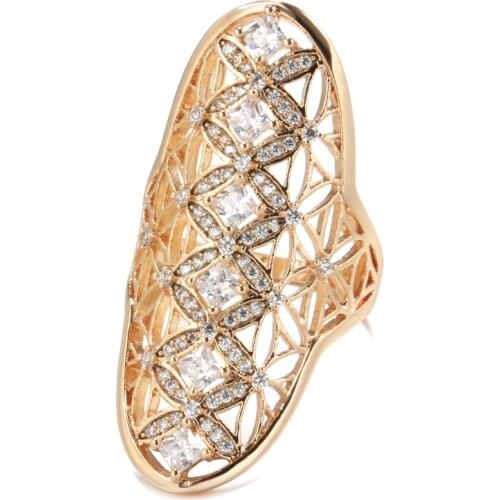 Kinel Unique White Enamel Ring For Women Fashion Crystal Zircon Tibetan Silver Party Open Ring Engagement Jewelry 2019 New