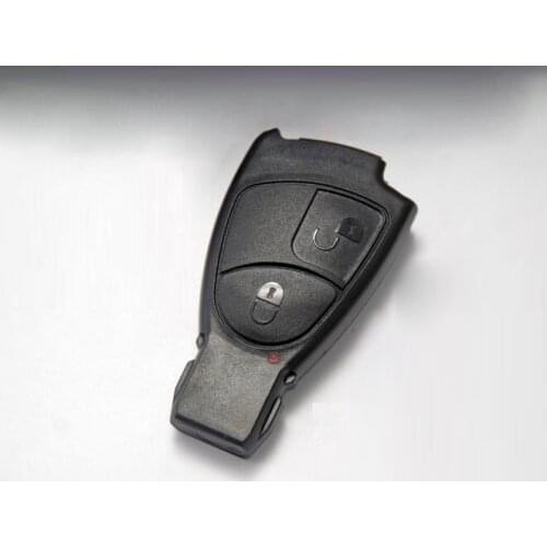 Keyless Entry 2 Buttons Smart Card Remote Key Shell Case For Benz W220 S320 S350 Fob Key Cover