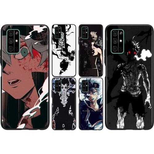 Silicone Soft Cover Anime Black Clover For Honor V30 View 20 V20 30i 30S 30 20S 20E 20i 20 Lite Pro Plus Phone Case
