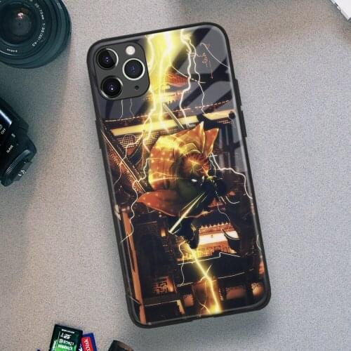 Zenitsu Agatsuma Kimetsu No Yaiba Anime Soft TPU Glass Phone Case for IPhone SE 6s 7 8 Plus X Xr Xs 11 12 Mini Pro Max Samsung