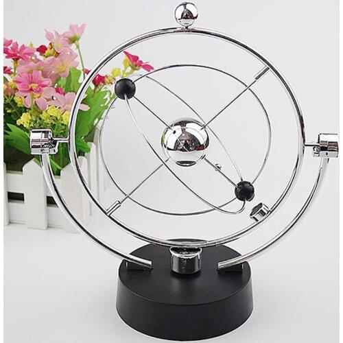 Electric Newtons Cradle Steel Balance Ball Physics Science Pendulum Toy Desk Office Educational Development Ornament