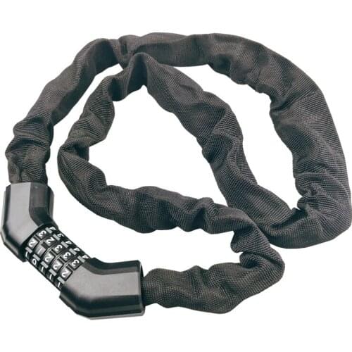 Bicycle Chain Lock 5-Digit Combination Lock Anti-Theft Lock Trolley Lock Outdoor Cycling MTB Road Bike Theft Protection