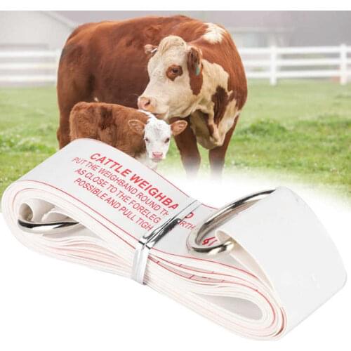 Farm Animal Body Measuring Ruler Cattle Tape Measure Bust Weight Contrast Ruler Soft for Farm Supplies Feeding Eqipment