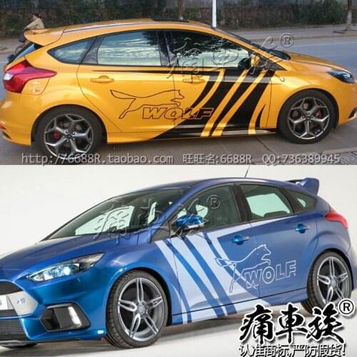 Car sticker film body appearance decoration modified For Ford Focus 2016 sticker