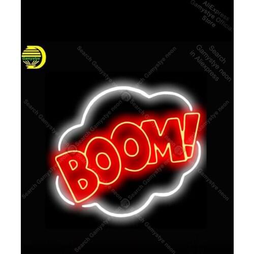 Neon Signs Gift BOOM! Affiche icons light Decorate Party Room Handcraft Publicidad anuncio luminoso Light Pet Shop Sign Bar Neon