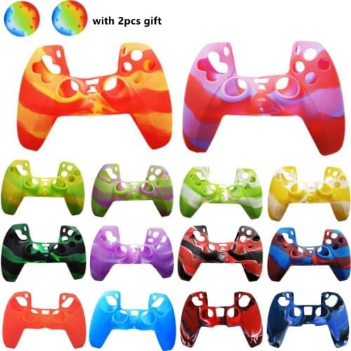 For Playstation 5 PS5 Controller Case Anti-slip Soft Silicone Protection Cover Skin For SONY PS 5 Gamepad cases Accessories