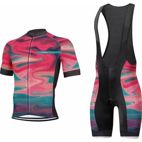 Runchita New Cycling Jersey Set Mens Summer Style Short Sleeve Cycling Clothing Sportswear Outdoor Mtb Ropa Ciclismo Bike Wear