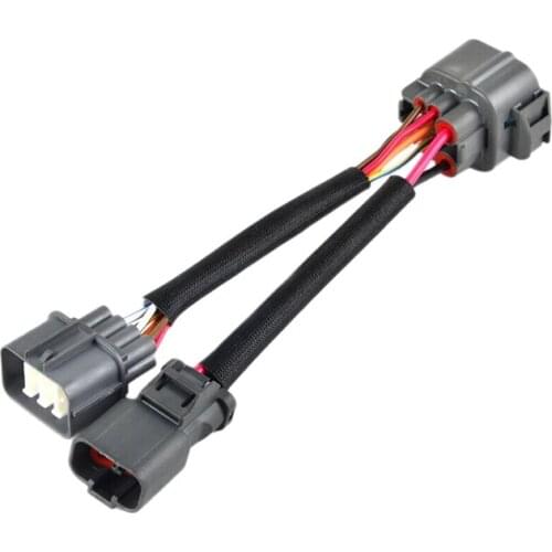 Obd1 To Obd2 10-Pin Distributor Adapter Jumper Harness for Honda Civic Acura