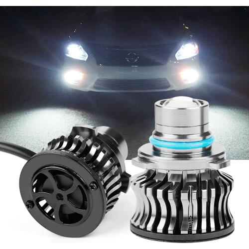 OKEEN LED Head Lights 12V Auto Fog Driving Bulbs 9012 9005 9006 H11 H7 White Distance Lamps Spotlights 6500K 16000LM Waterproof