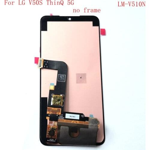 For LG V50S ThinQ 5G Lcd Screen Display WIth Touch Glass DIgitizer Assembly Replacement Parts LM-V510N Amoled