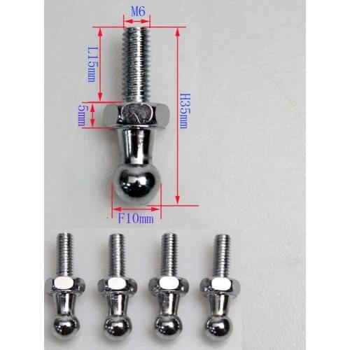 4pcs Gas Struts Spring Lift Supports Damper Rod Shocks Screw for Hyundai for Kia for Ford or Most Car Model