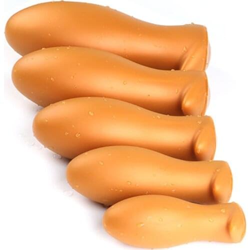 Super Soft Huge Anal Plug Silicone Prostata Massage Big Anal Balls Butt Plugs Anus Expander Dilator Anal Toys for Women Men