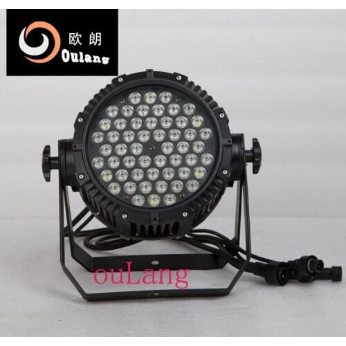 Led stage lighting 54 3Wled waterproof par lights outdoor performance led par lights wedding dyeing lights full color