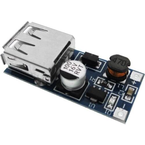 DC-DC USB Output charger step up Power Boost Module 0.9V ~ 5V to 5V 600MA USB Mobile Power Boost Board blue