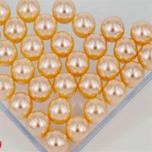 Loose 1.5mm-18mm Peach Color No Holes Pearl Bead DIY Plastic Imitation Pearl Beads for Garment Hand Craft Art Decoration