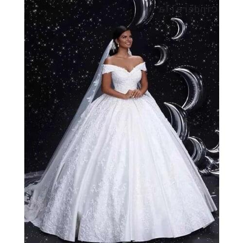 Wedding Dress V-neck 2021 Long Sleeves A Line Chiffon Lace Bridal dress wedding Gowns Vestidos De Novia