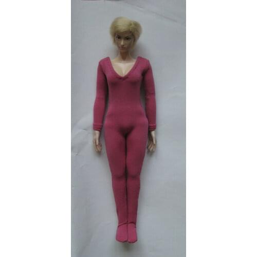 1:6 Figure Purple Low collar Stretch a piece of clothing F 12" Body