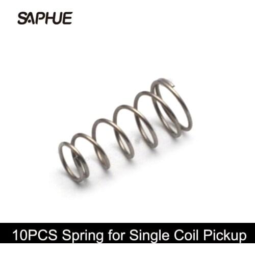 10PCS Pickups installing Spring Single Coil Pickups Height Adjusting Springs 15x5x7MM Guitar Parts