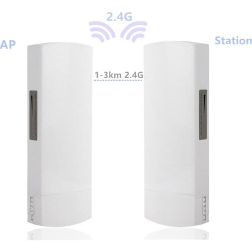 2 pieces 1-3km 300 Mbit open router CPE 2.4G wireless access point router bridge device wifi extender dual band repeater